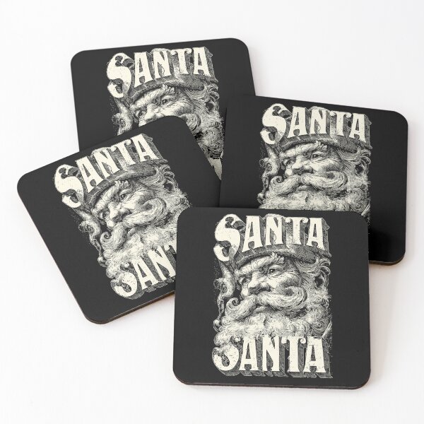 Item preview, Vintage Rebel Santa – Classic Christmas Badass Art designed and sold by Absyntart.