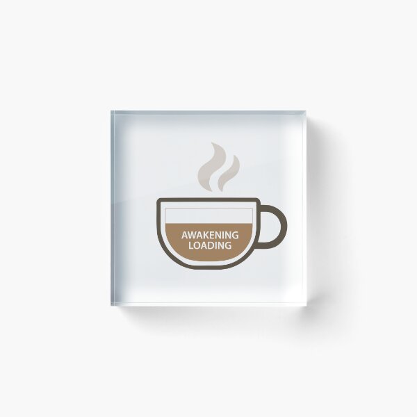 Item preview, Awakening Loading – Funny Coffee Lover designed and sold by SnappyPNG.