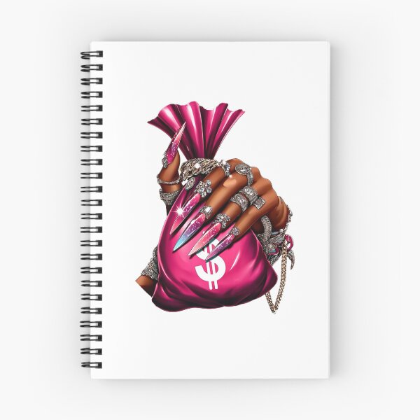 Item preview, Dark Luxury Cash Baddie Nails designed and sold by Lulunza.