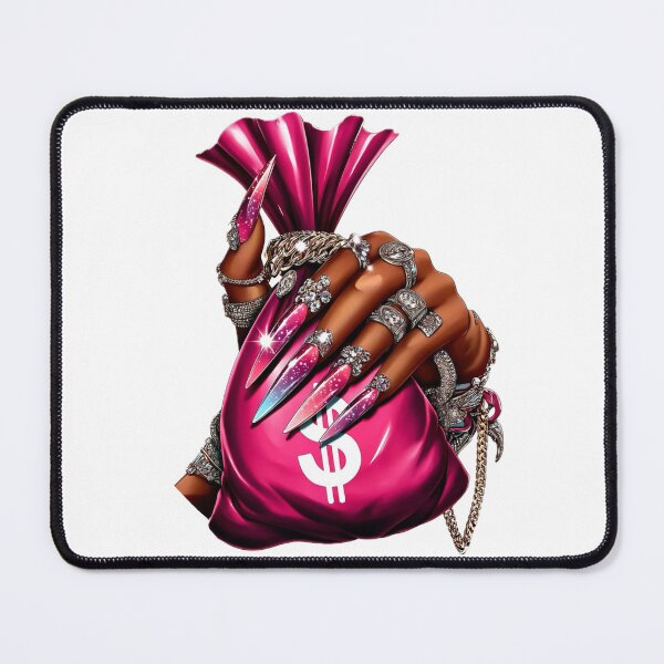 Item preview, Dark Luxury Cash Baddie Nails designed and sold by Lulunza.