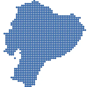 Artwork thumbnail, Blue Rhinestone Ecuador by TheIconSmith