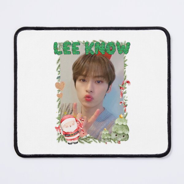 Item preview, Stray Kids Lee Know Christmas Collage: Festive Kpop Cheer Merry Christmas designed and sold by HELL0WBELLO.