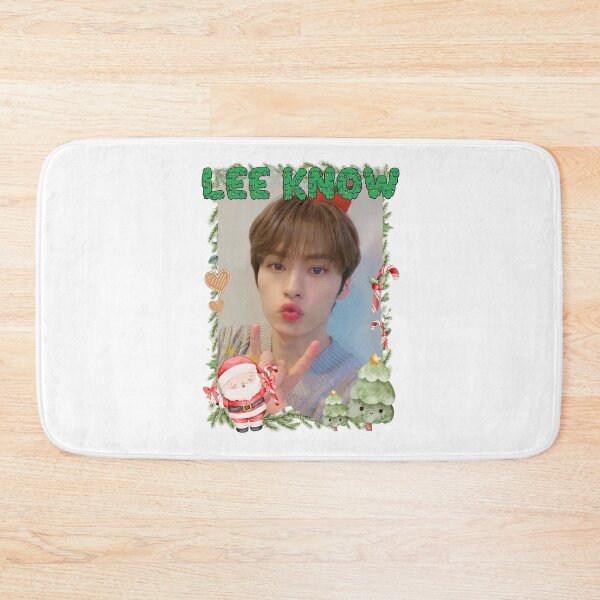Item preview, Stray Kids Lee Know Christmas Collage: Festive Kpop Cheer Merry Christmas designed and sold by HELL0WBELLO.