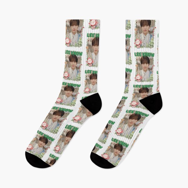 Item preview, Stray Kids Lee Know Christmas Collage: Festive Kpop Cheer Merry Christmas designed and sold by HELL0WBELLO.