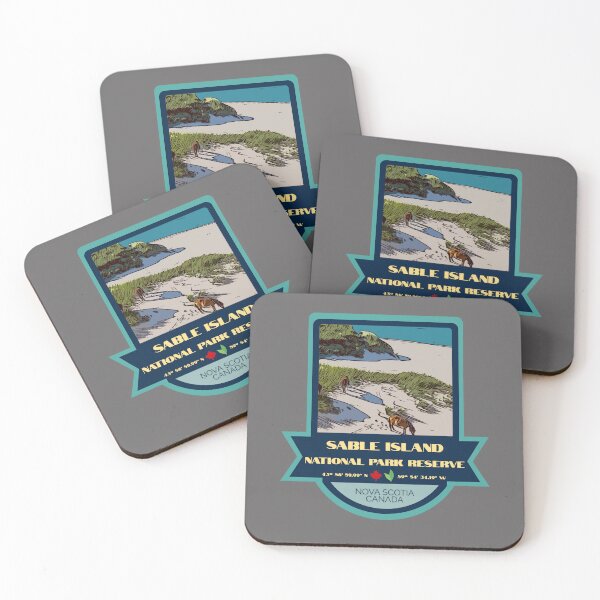 Item preview, Sable Island National Park Reserve Vintage Retro Sticker – Canada National Park Badge Design designed and sold by RouseDesigns.