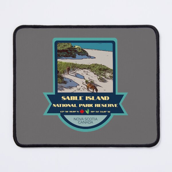 Item preview, Sable Island National Park Reserve Vintage Retro Sticker – Canada National Park Badge Design designed and sold by RouseDesigns.