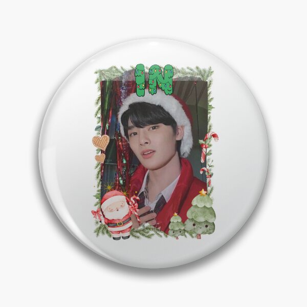 Item preview, Stray Kids  I.N Christmas Collage: Festive Kpop Cheer Merry Christmas designed and sold by HELL0WBELLO.