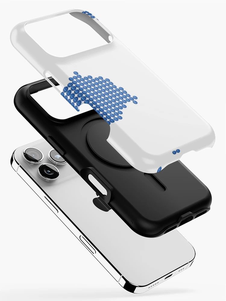 Thumbnail 2 of 4, iPhone Case, Blue Rhinestone Fiji designed and sold by TheIconSmith.