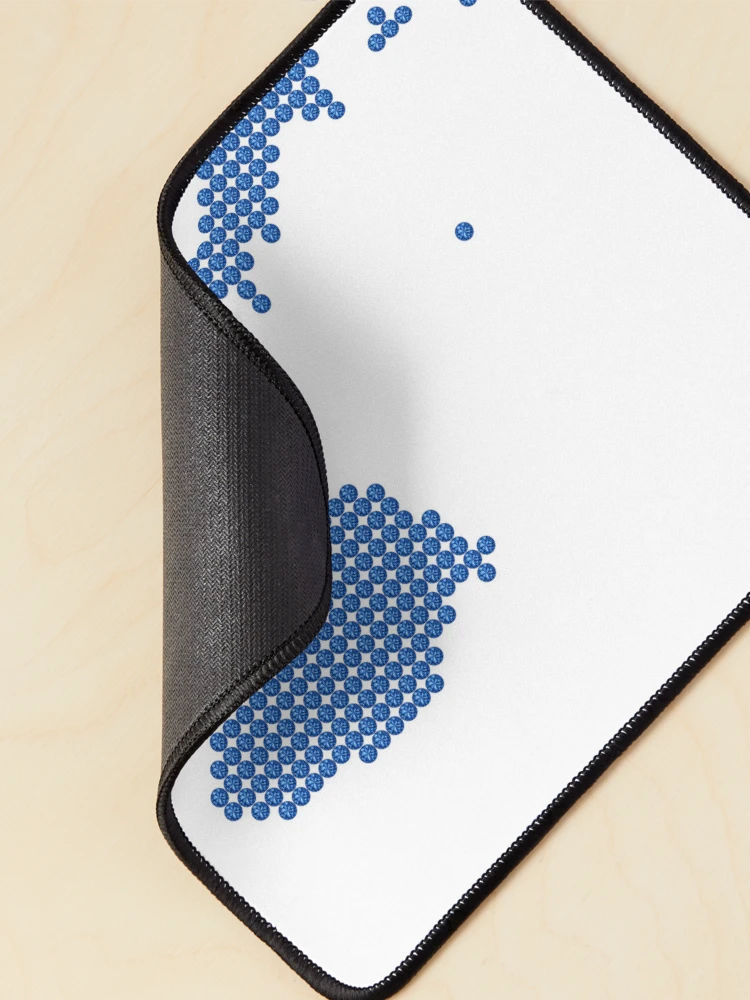 Thumbnail 2 of 5, Mouse Pad, Blue Rhinestone Fiji designed and sold by TheIconSmith.