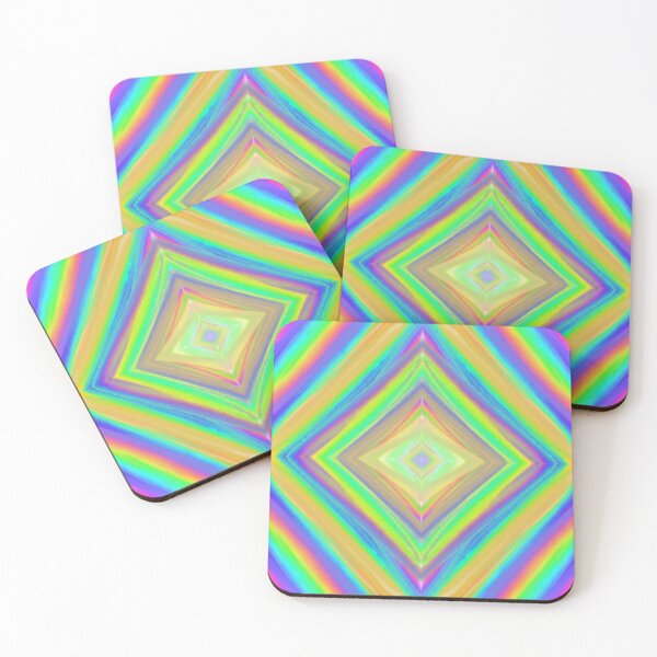 Item preview, Radiant Prism Harmony Vibrant Abstract Rainbow Geometric Diamond Pattern designed and sold by GingerFay.