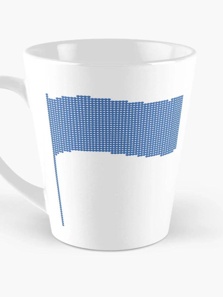 Thumbnail 3 of 4, Coffee Mug, Blue Rhinestone Flag designed and sold by TheIconSmith.