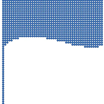 Artwork thumbnail, Blue Rhinestone Flag by TheIconSmith