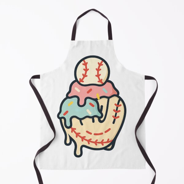 Item preview, Ice Cream Drip – Baseball Summer Design by Backstop & Co. designed and sold by BackstopAndCo.