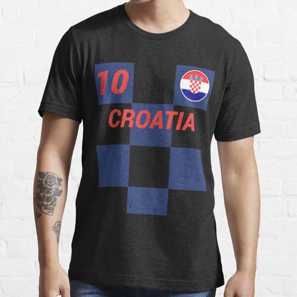 Croatia Soccer Croatian Football Retro 10 Jersey T-Shirt