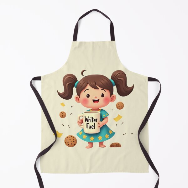 Item preview, ✨ *Writer Fuel: Cookies & Creativity* – Cute 3D Cartoon Girl Design | Fun Kids Writer Gift | Creative Dreamer Collection designed and sold by CallisC-Arts.