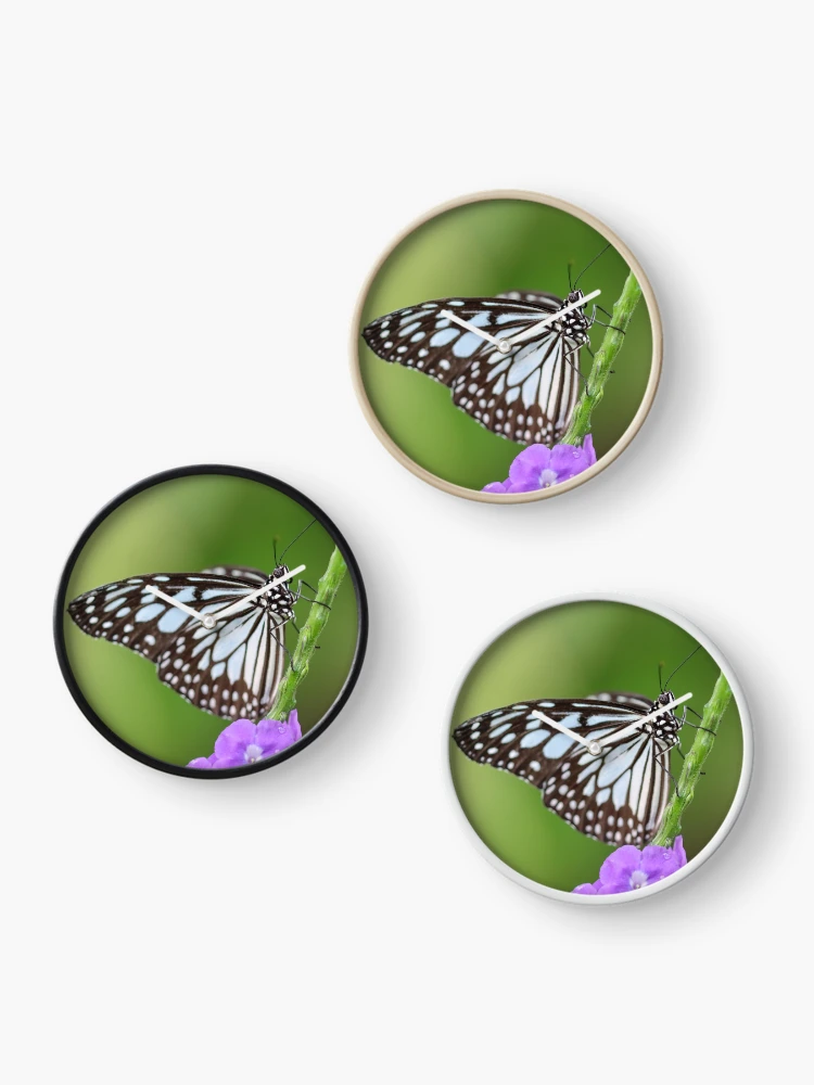 Thumbnail 3 of 4, Clock, Tree nymph designed and sold by GreyFeatherPhot.