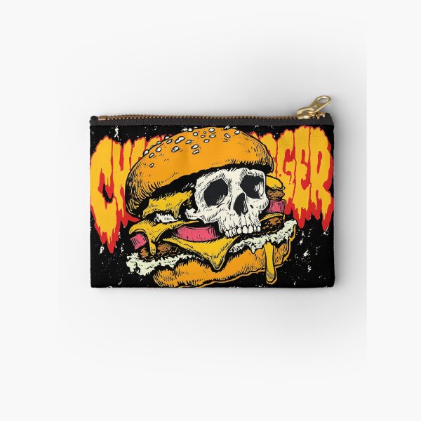 Item preview, Melting Skull Cheeseburger – Horror Food Art for Burger Lovers designed and sold by Absyntart.