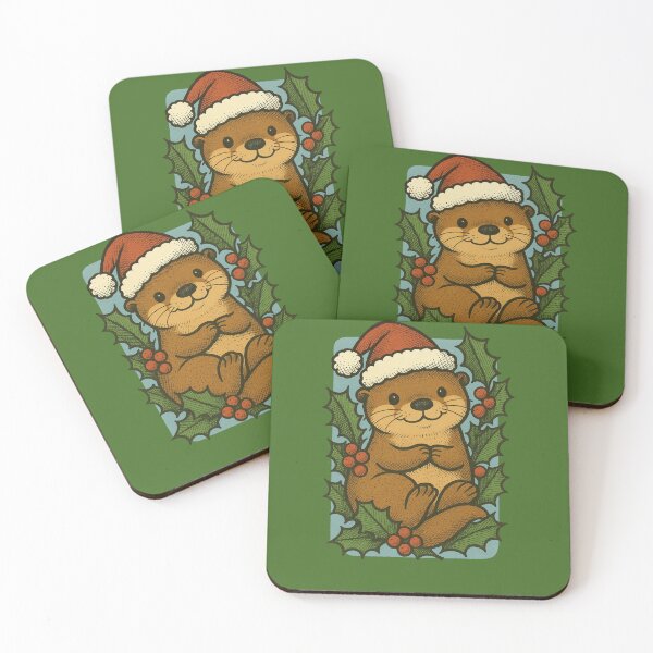 Item preview, Christmas Otter Cute Holiday Winter Animal Festive Design designed and sold by FrictionMaxxing.