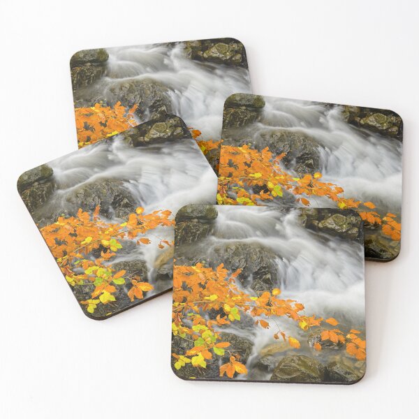 Item preview, Autumn Leaves and Waterfall English Lake District designed and sold by Martyn R Arnold Fine Art Nature & Landscape Photography.