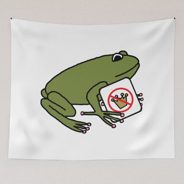 Item preview, No Kings Resist Frog designed and sold by ellenhenry.
