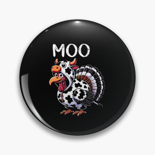 Item preview, Funny Cow Thanksgiving Turkey Moo designed and sold by FerminVigo.