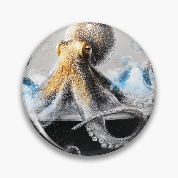 Item preview, Octopu in bathtube taking bath designed and sold by JBJart.
