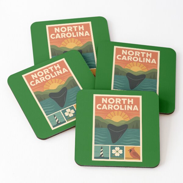 Item preview, North Carolina  designed and sold by Broken Antler Designs .