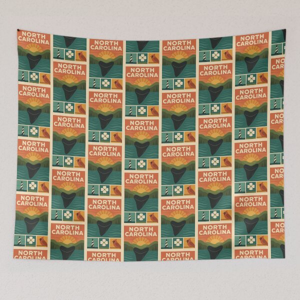 Item preview, North Carolina  designed and sold by Broken Antler Designs .