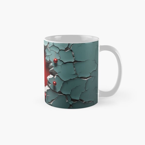 Item preview, Broken Christmas: 3D Tree in Wall Crack designed and sold by Polarisofficial.