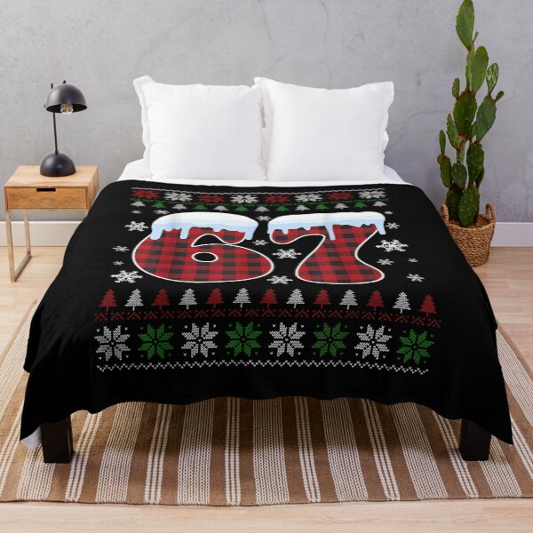 Item preview, 67 Six Seven Meme Brainrot Cringe Christmas Pajamas designed and sold by BASKF.