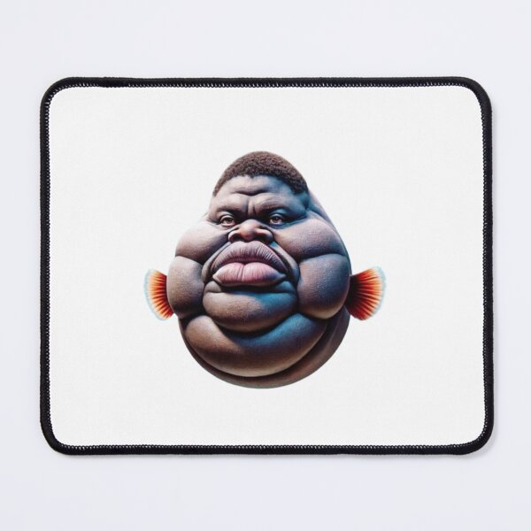 Item preview, Fat AI fish Meme designed and sold by Shrewd Mood.