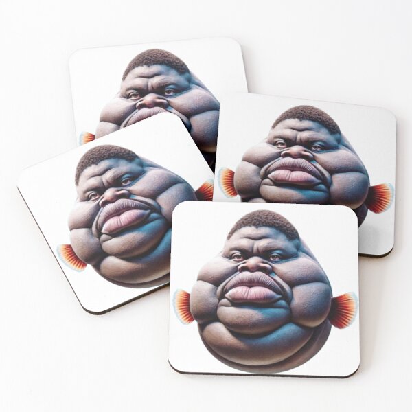 Item preview, Fat AI fish Meme designed and sold by Shrewd Mood.