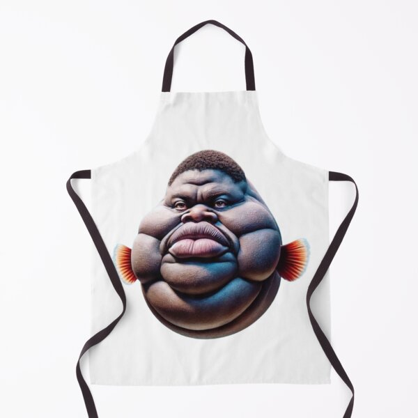 Item preview, Fat AI fish Meme designed and sold by Shrewd Mood.