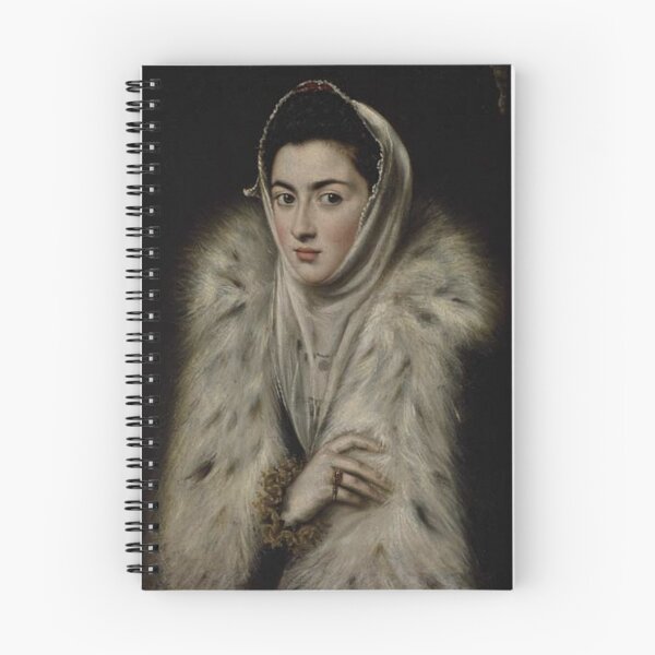 Item preview, El Greco – Lady in a Fur Wrap  designed and sold by BestPaintings.