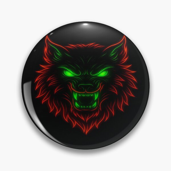Item preview, Neon Wolf – Glowing Predator designed and sold by alizo74.