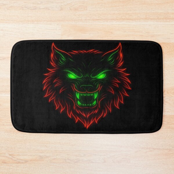 Item preview, Neon Wolf – Glowing Predator designed and sold by alizo74.