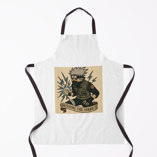 Item preview, Naruto – Kakashi Cartoon “Missing the Spark” designed and sold by AnimeShin.
