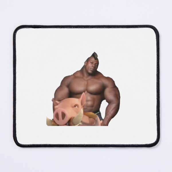 Item preview, swole hog rider meme designed and sold by Shrewd Mood.