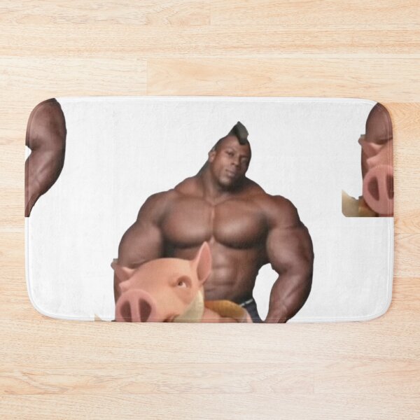 Item preview, swole hog rider meme designed and sold by Shrewd Mood.