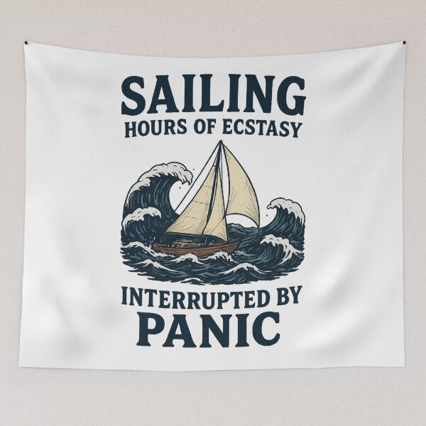 Item preview, Sailing Blue Moments of Panic designed and sold by ChristinasMess.