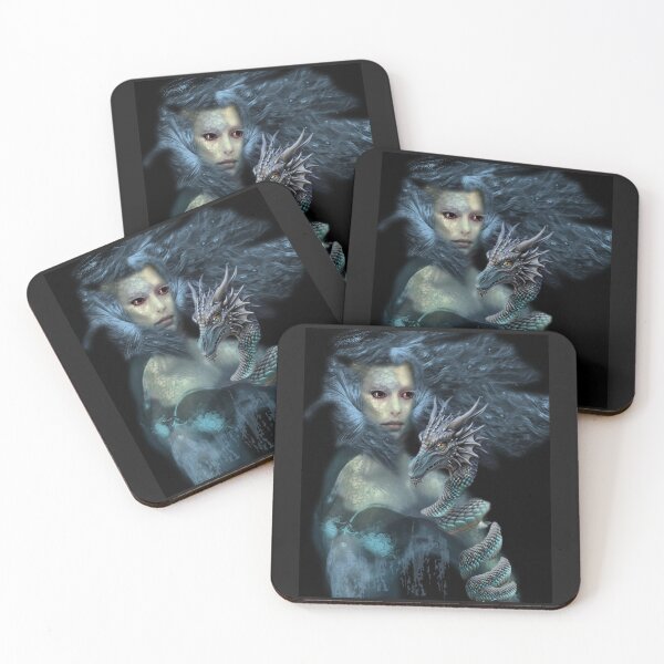 Item preview, Blue Mystical Mermaid and Dragon Arm Band designed and sold by Patricia Brown.