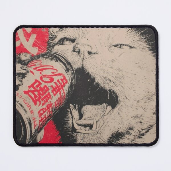 Item preview, Vintage Cat Soda Poster designed and sold by Adronia.