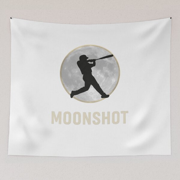 Item preview, Moonshot – Home Run Baseball Design by Backstop & Co. designed and sold by BackstopAndCo.