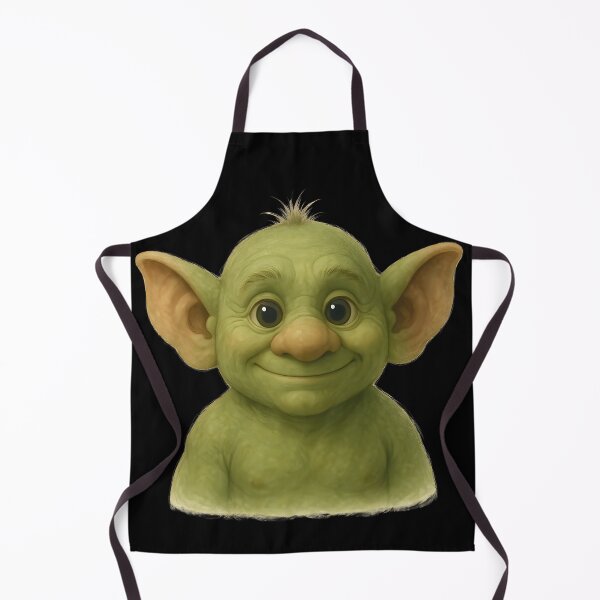 Item preview, Smiling Goblin – Cute Fantasy Creature designed and sold by GalleryGlow Fantasy Art.