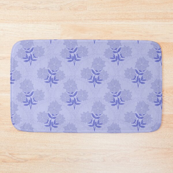 Item preview, Flowering Dahlias Pattern in Periwinkle designed and sold by designsbyklm.