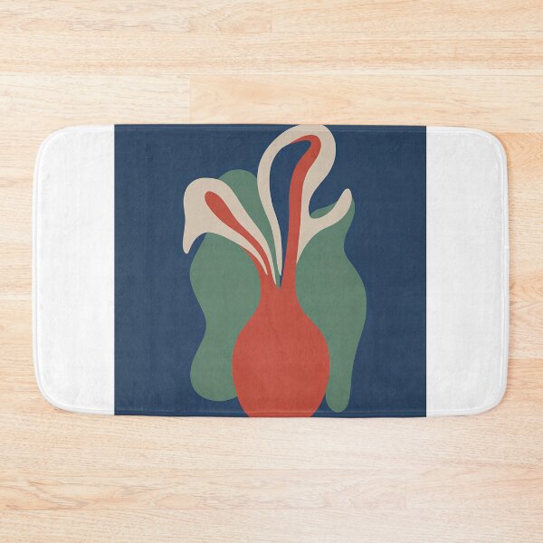 Item preview, Taormina Abstract Botanical Retro Travel Print designed and sold by LaFabricaArt.