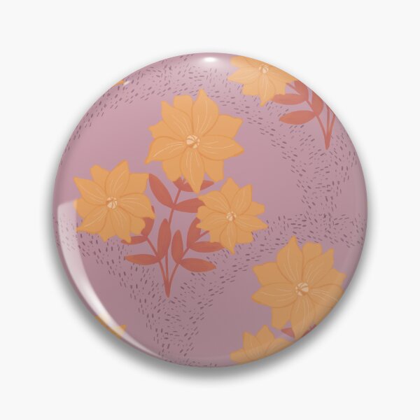 Item preview, Flowering Dahlias Pattern in Dusty Pink designed and sold by designsbyklm.