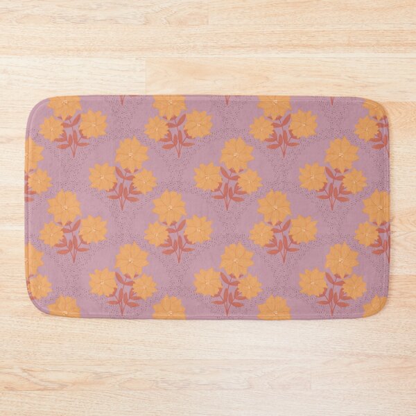 Item preview, Flowering Dahlias Pattern in Dusty Pink designed and sold by designsbyklm.