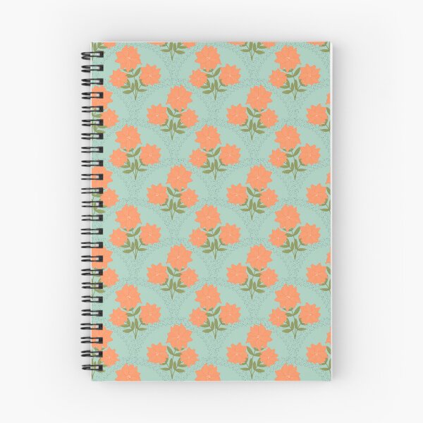 Item preview, Flowering Dahlias Pattern in Mint designed and sold by designsbyklm.