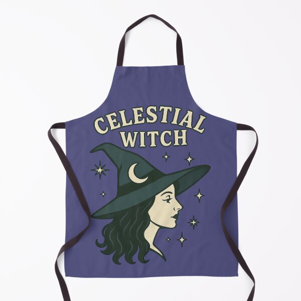 Item preview, Celestial Witch – Mystical Moon and Stars Halloween Art designed and sold by Nuvijo.